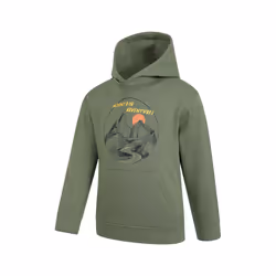 Mountain Warehouse Childrens/Kids Mountain Adventures Organic Hoodie - 2-3 Years, Khaki Green