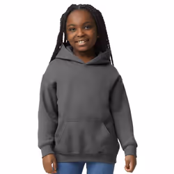 Gildan Childrens/Kids Heavy Blend Hooded Sweatshirt - 5-6 Years, Charcoal