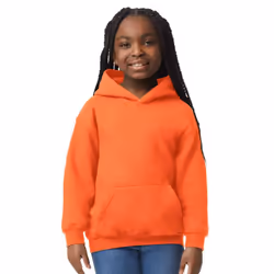 Gildan Childrens/Kids Heavy Blend Hooded Sweatshirt - 12-13 Years, Orange
