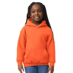 Gildan Childrens/Kids Heavy Blend Hooded Sweatshirt - 12-13 Years, Orange