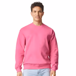 Gildan Mens Softstyle Midweight Sweatshirt - XL, Pink Lemonade