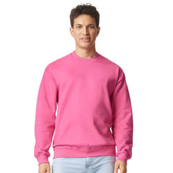 Gildan Mens Softstyle Midweight Sweatshirt - XL, Pink Lemonade
