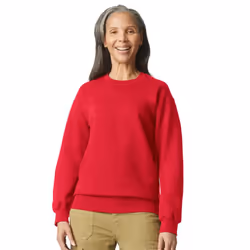 Gildan Mens Softstyle Midweight Sweatshirt - M, Red