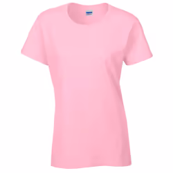 Gildan Womens/Ladies Heavy Cotton Heavy Blend T-Shirt - 3XL, Light Pink