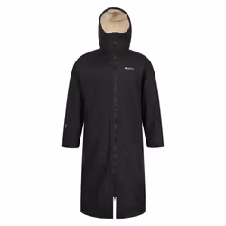 Mountain Warehouse Mens Tidal Waterproof Robe - S, Black