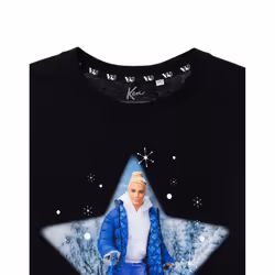 Barbie Mens Here To Sleigh Ken T-Shirt - XXL, Black