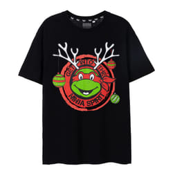 Teenage Mutant Ninja Turtles Mens Get Into The Ninja Spirit Short-Sleeved T-Shirt - XXL, Black