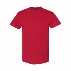 Gildan Mens Heavy Cotton T-Shirt - L, Cardinal Red