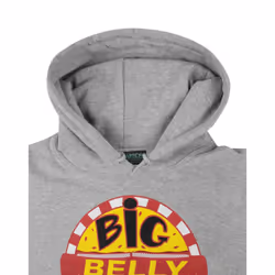 Arrow Mens Big Belly Burger Hoodie - L, Grey