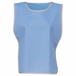 Yoko Unisex Adult Hi-Vis Reflective Detail Tabard - L-XL, Sky Blue