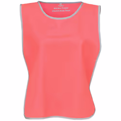 Yoko Unisex Adult Hi-Vis Reflective Detail Tabard - S-M, Pink