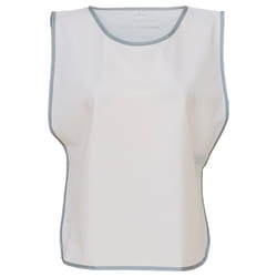 Yoko Unisex Adult Hi-Vis Reflective Detail Tabard - L-XL, White