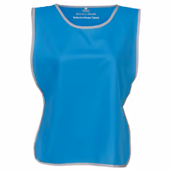 Yoko Unisex Adult Hi-Vis Reflective Detail Tabard - L-XL, Sapphire Blue