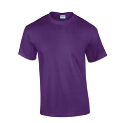 Gildan Mens Ultra Cotton T-Shirt - L, Purple
