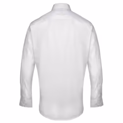 Premier Mens Supreme Poplin Formal Shirt - 15.5in, White