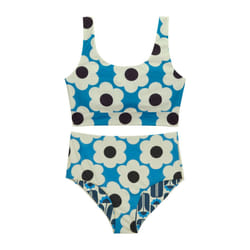 Regatta Womens/Ladies Orla Kiely Daisy & Tall Flowers Reversible Bikini Set - 18 UK, Blue/Navy