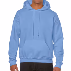 Gildan Mens Hoodie - S, Carolina Blue