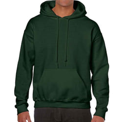 Gildan Mens Hoodie - XL, Forest Green