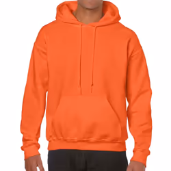 Gildan Mens Hoodie - XL, Orange