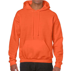 Gildan Mens Hoodie - XL, Orange