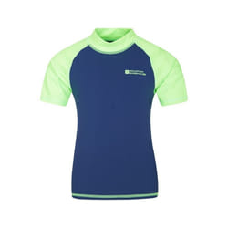 Mountain Warehouse Childrens/Kids Sun Protective Short-Sleeved Swim Vest - 9-10 Years, Green