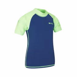 Mountain Warehouse Childrens/Kids Sun Protective Short-Sleeved Swim Vest - 9-10 Years, Green