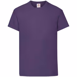 Fruit of the Loom Childrens/Kids Original Cotton T-Shirt - 3-4 Years, Purple