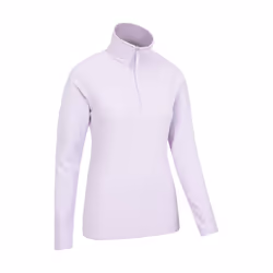 Mountain Warehouse Womens/Ladies Camber II Fleece Top - S, Purple