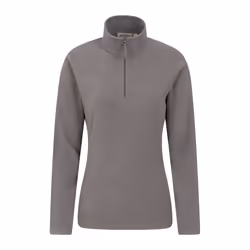 Mountain Warehouse Womens/Ladies Camber II Fleece Top - XS, Dark Grey