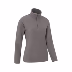 Mountain Warehouse Womens/Ladies Camber II Fleece Top - XS, Dark Grey