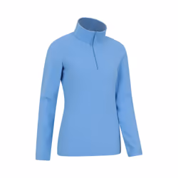 Mountain Warehouse Womens/Ladies Camber II Fleece Top - XL, Bright Blue