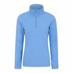 Mountain Warehouse Womens/Ladies Camber II Fleece Top - XS, Bright Blue