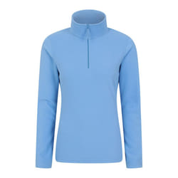Mountain Warehouse Womens/Ladies Camber II Fleece Top - L, Bright Blue