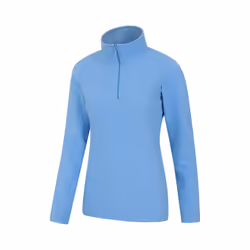 Mountain Warehouse Womens/Ladies Camber II Fleece Top - L, Bright Blue