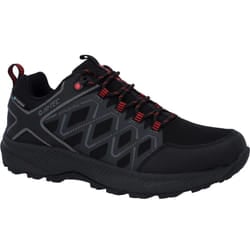 Hi-Tec Mens Diamonde Low Walking Shoes - 7 UK, Black/Castle Rock