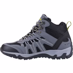 Hi-Tec Mens Jaguar Mid Cut Boots - 13 UK, Graphite/Black/Citron