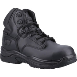 Magnum Unisex Adult Responder Grain Leather Side Zip Safety Boots - 3 UK, Black
