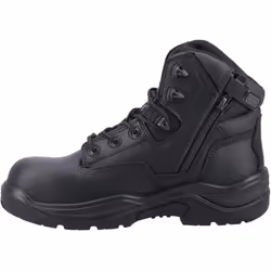 Magnum Unisex Adult Responder Grain Leather Side Zip Safety Boots - 3 UK, Black
