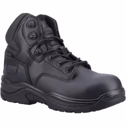 Magnum Unisex Adult Responder Grain Leather Side Zip Safety Boots - 5 UK, Black