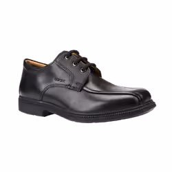 Geox Childrens/Kids Federico Leather School Shoes - 7 UK, Black