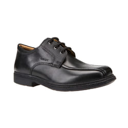 Geox Childrens/Kids Federico Leather School Shoes - 7 UK, Black
