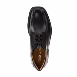 Geox Childrens/Kids Federico Leather School Shoes - 7 UK, Black