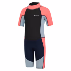 Mountain Warehouse Childrens/Kids Contrast Panel Wetsuit - 13 Years, Fuchsia