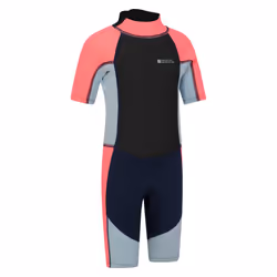 Mountain Warehouse Childrens/Kids Contrast Panel Wetsuit - 13 Years, Fuchsia