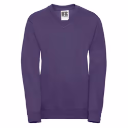 Russell Childrens/Kids Jerzees Schoolgear V Neck Sweatshirt - 11-12 Years, Purple