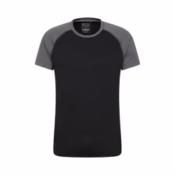 Mountain Warehouse Mens Endurance IsoCool T-Shirt - 3XL, Jet Black