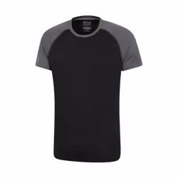 Mountain Warehouse Mens Endurance IsoCool T-Shirt - 3XL, Jet Black