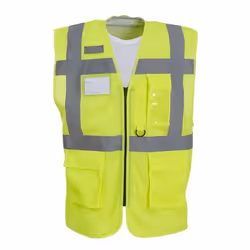 Yoko Mens Executive Mesh Hi-Vis Vest - M, Yellow