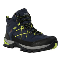 Regatta Mens Samaris III Walking Boots - 8 UK, Navy/Lime Punch