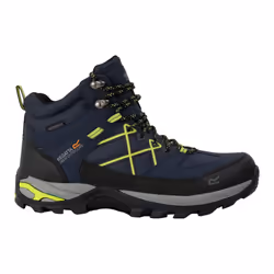 Regatta Mens Samaris III Walking Boots - 8 UK, Navy/Lime Punch